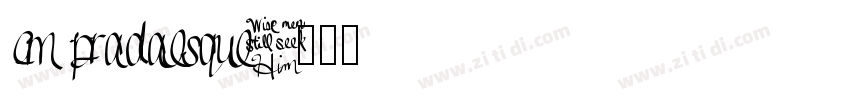 cm pradaesque字体转换